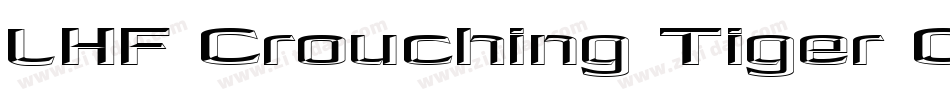 LHF Crouching Tiger CONVEX字体转换